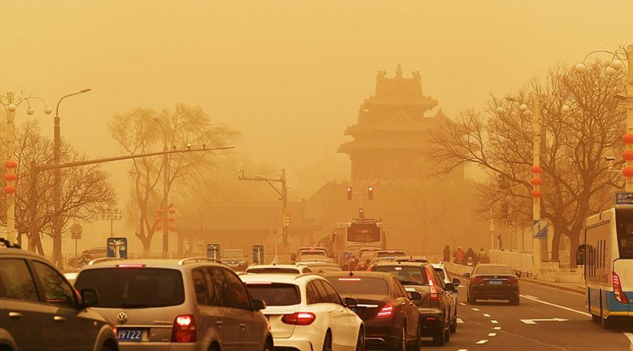 北方今年首場沙塵來襲！沙塵暴下衣服干衣機(jī)的干衣優(yōu)勢