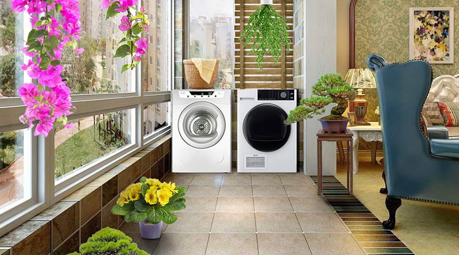 家居陽臺晾曬衣物不干怎么辦，衣物烘干機來解決！