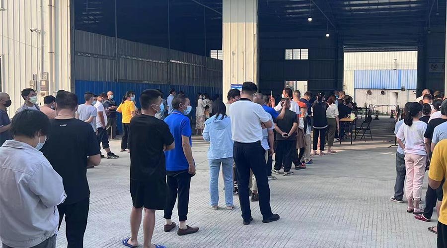 支援防疫是責(zé)任！金環(huán)電器助力鶴山核酸檢測(cè)