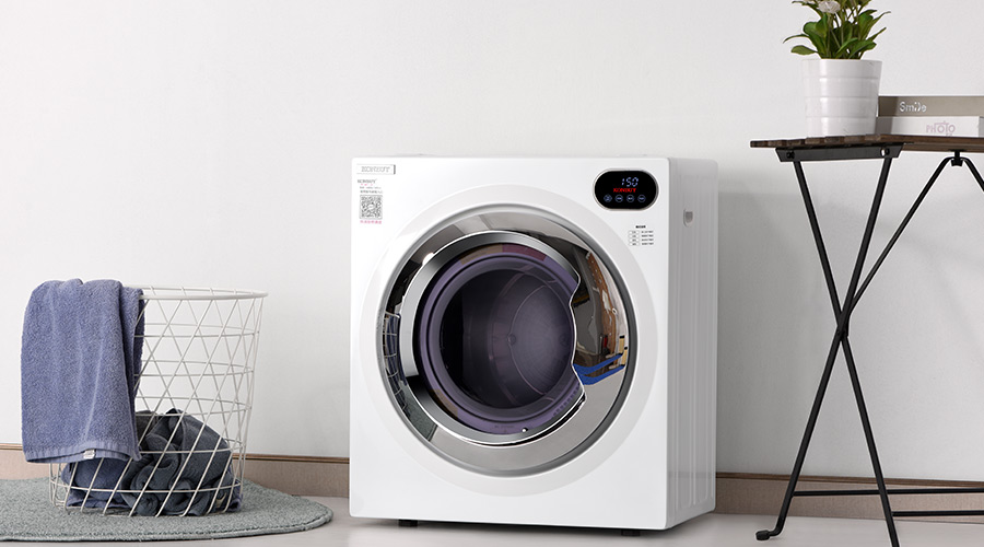 自然晾曬過的衣物灰塵多，家用衣物烘干機(jī)烘衣更干凈！