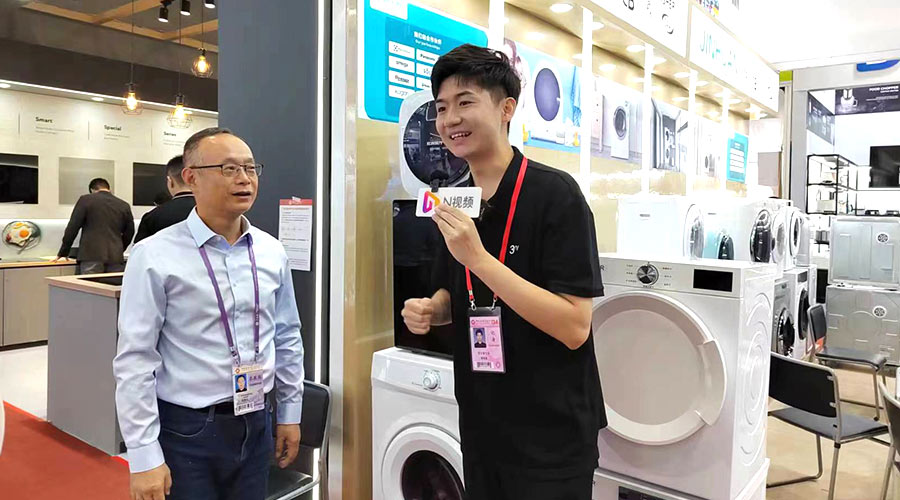 廣交會(huì)熱點(diǎn)！央視、新華網(wǎng)等媒體聚焦金環(huán)電器滾筒干衣機(jī)